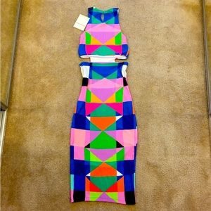 Mara Hoffman cut out midi dress